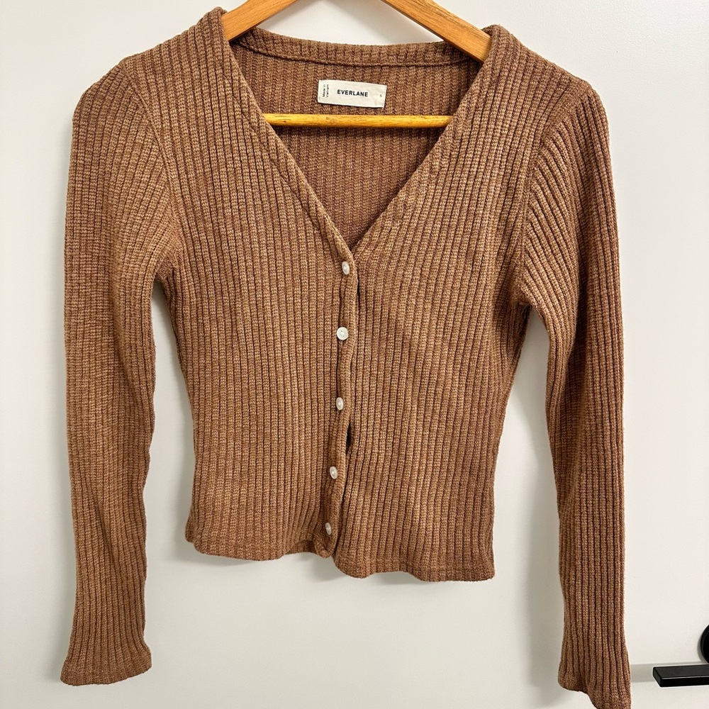 Everlane Cozy Rib Cardigan